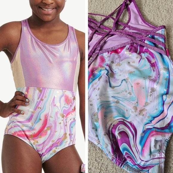 Justice Other - Girls Youth 7 8 Justice Leotard